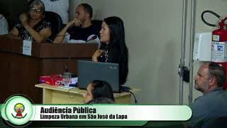 Audiência Pública - Limpeza Urbana em São José da Lapa